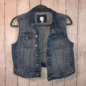 Lauren Conrad Denim Vest